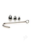 Master Series Anal Hook Trainer With 3 Plugs - Stainless...